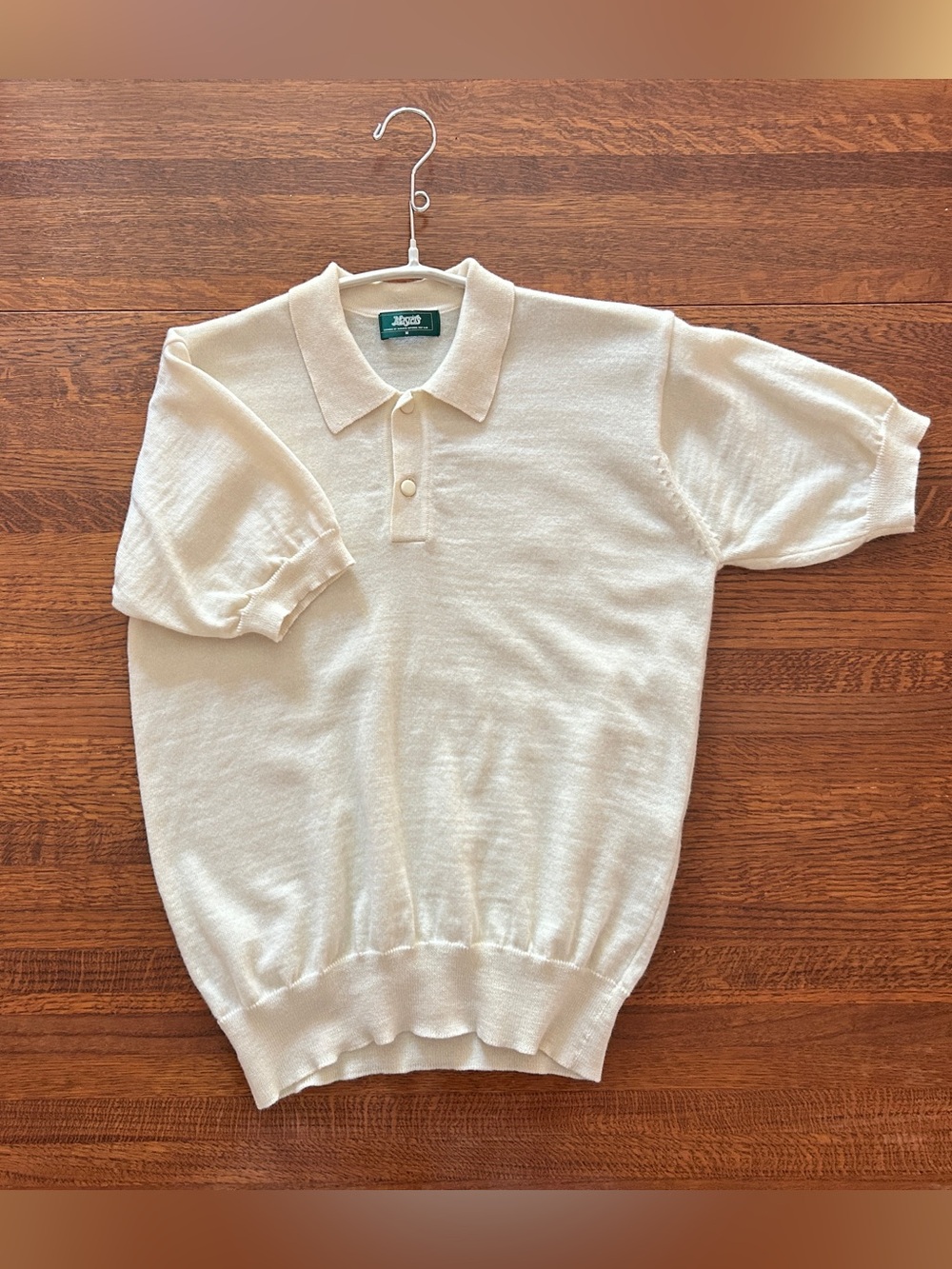 Knit, Wool Golf Polo Sweater - The Masters Collection